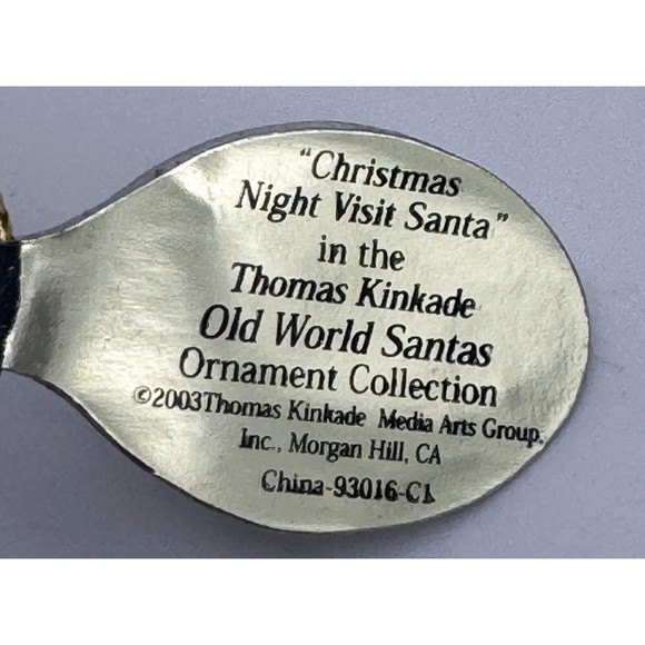 Thomas Kinkade Old World Santa Ornament Set #2 - Picture 11 of 15